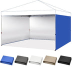 CROWN SHADES 12x12 Canopy Sidewalls (4pck) - Side Walls 12x12, Sidewalls for Canopy - Tent Accessories, Blue