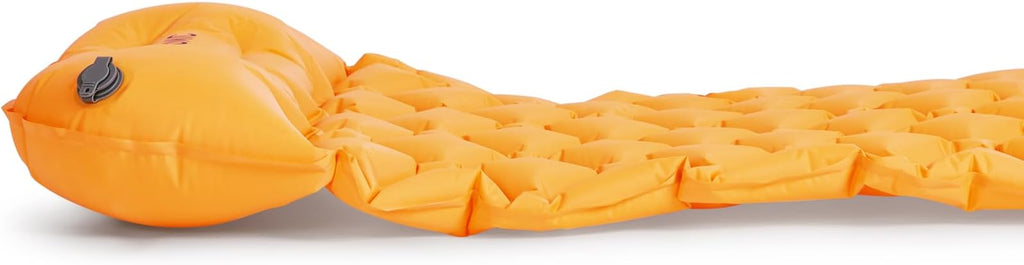 Nomic SOLAIR Self Inflating Sleeping Pad with Built-in Foam Pump, 30s Inflate / 5s Deflate, Integrated 5" Pillow, 77 x 23 x 2 in, Est. R-Value 2