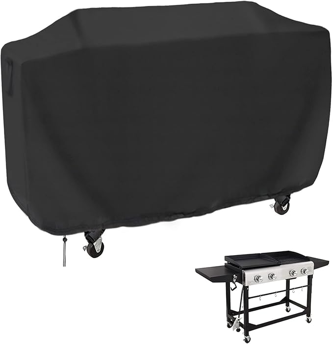 Flat Top Grill Cover Compatible with Royal Goumet GD401 Propane Gas Grill, 68 Inches Waterproof Cover for Outdoor 36“ Propane Griddle/Gas Griddles/Flat Grill-68 x 23 x 35.8 inches