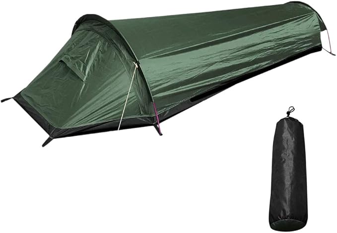 Lustar Ultralight Tent Backpacking Tent Outdoor Camping Sleeping Bag Tent Lightweight Single Person Tent