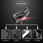 50000 Lumens Hunting Red Light Rechargeable Headlamp LED Tactical Head Lamp Super Bright Red Headlight Zoomable Waterproof 3 Modes Headlamps for Coyote Hog Astronomy Night Vision Aviation Fishing
