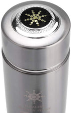 New alkalines Water Bottle, Portable alkalines Ionizer Generator, Stainless Steel Water Filter Bottle, Nano Balance Bio Energy Lonizer Cup Flask for Sports,Camping (Silver)