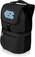 PICNIC TIME NCAA North Carolina Tar Heels Zuma Backpack Cooler - Soft Cooler Backpack - Lunch Cooler, (Black)