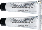 SilvrSTAT First Aid Kit Gel | 32 PPM Silver Healing Wound Dressing Gel | SilverSol Ag₄O₄ Particles (1 Ounce 2-Pack)
