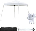 Outvita Canopy 7.8x7.8' Pop Up Commercial Instant Gazebo Tent, Waterproof & UV Protection Canopy Tent with Slant Legs for Party Wedding Birthday BBQ Events