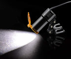 Dental Protable LED Head Light Lamp for Dental Surgical Medical Binocular Loupe Metal Clip with Plastic Body for Fast Heat Dissipation (Red)
