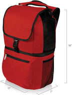 PICNIC TIME NCAA Indiana Hoosiers Zuma Backpack Cooler - Soft Cooler Backpack - Lunch Cooler, (Red)