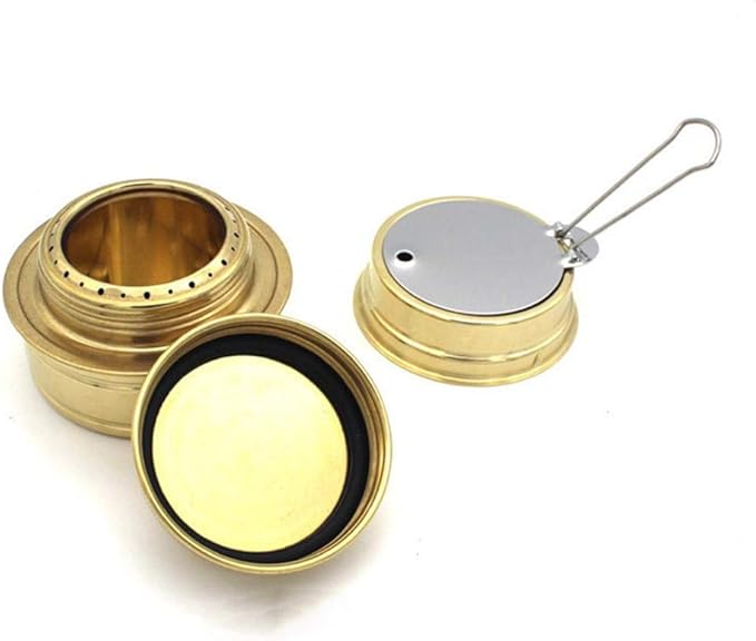 Portable Outdoor Mini Alcohol Stove Burner Ultralight Camping Cookware Set for Outdoor Camping, Hiking, Backpacking, Picnic