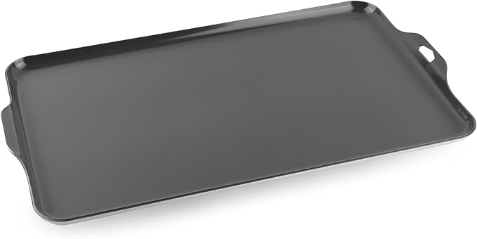 Coghlan's Camp Griddle, Lightweight Aluminum, 16.5 x 10" size, PFAS-Free and Non-Stick Ceramic Coating Cooking Surface for Two Burner Stoves, Ideal for Camping and Outdoor Cooking
