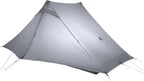3F UL GEAR Blue Mountain 1/2Person Camping Poleless Tent, 3/4Seasons Waterproof Tent, Easy Set Up Hiking, Backpacking Silicon Coated Tent Shelter
