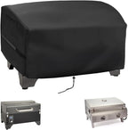 Tabletop Grill Cover for Cuisinart CPG-256 & CGG-306 Portable Electric Smoker, 8-in-1 Portable Wood Pellet Grill Cover for NXR 3 Burner Gas Grill, Waterproof Dustproof Cover for Grill Smoker