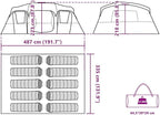 vidaXL Family Tent Family Tents