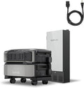 EF ECOFLOW DELTA Pro Ultra with Smart Home Panel 2 with AC cable, 6144Wh Power Station, Lifepo4 Battery Backup Expandable to 90kWh,120/240V 7200W AC Output, Solar Generator for Home Use