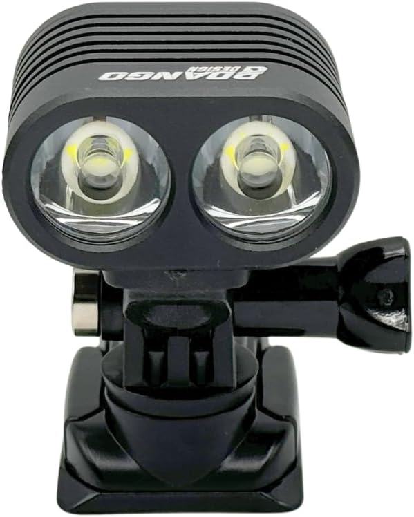 Dango Design Navigator Helmet LED Trail Light | 2,100 Lumen Rated Cree LEDs | Digital Readout Battery | Dirt Bike, Motocross, Mountain Bike, Enduro, ATV, Motorcycle, Snowmobile, Camping Headlamp