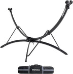 anymaka Portable Hammock Stand Only- Set Up in 3 Seconds - Supports 2 Person up to 550 LBS - Stable on Any Terrain, Weather Resistant (Travel Bag Included)