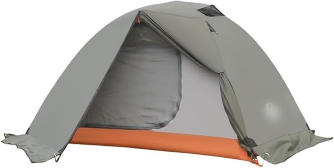 Waterproof Backpacking Tent 2/3 Person, Double-Layer Warm Rainstorm-Proof Outdoor Tent, Lightweight and Suitable for Hiking, Mountain Climbing and Camping in The Wild
