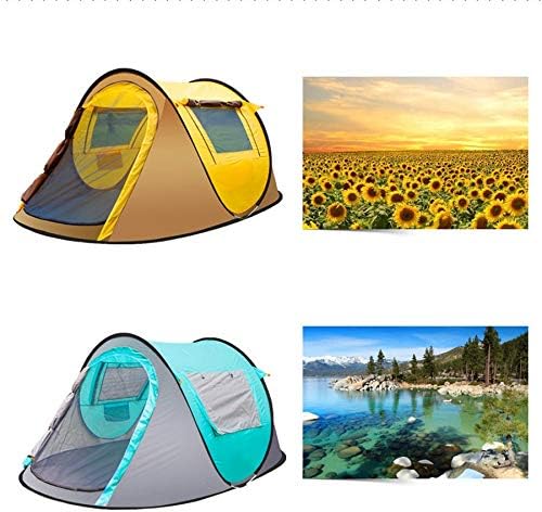 Tent Automatic Camping Tent Easy Setup Tent Family Portable Outdoor Hiking Beach Tent Sun Protection Shelter 5-8 Person Waterproof