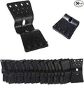 50pcs Shade Cloth Clips, Plastic Sun-shade Cloth Heavy Duty Lock Grip, Tarp Butterfly Fabric Clips Round Windproof Awning Greenhouse Clamp Grip for Outdoor Garden Anti Bird Netting Tents