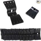 50pcs Shade Cloth Clips, Plastic Sun-shade Cloth Heavy Duty Lock Grip, Tarp Butterfly Fabric Clips Round Windproof Awning Greenhouse Clamp Grip for Outdoor Garden Anti Bird Netting Tents