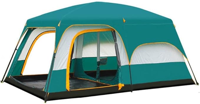 GeRRiT Large Camping Tent Travel Double-Layer Tent Waterproof Family Camping Tent Outdoor Camping Tent