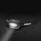Eveready LED Light Rechargeable Headlight, 300 Lumen, IPX4 Water Resistant, Shatterproof Lens, Great Outdoor LED Headlight, Micro-USB Charging Cable Included