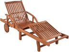 Zero Gravity Chair Camping chairSun Loungers 2 pcs with Table Solid Acacia WoodSuitable for Gardens, courtyards, and patios