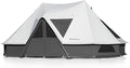 KingCamp Canvas Bell Yurt Tents, 4 Seasons Large Waterproof & Windproof Luxury Glamping Tent w/Stove Jack for Family Outdoor Camping, Hunting, Parties