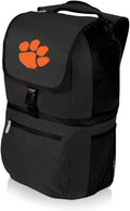 PICNIC TIME NCAA Clemson Tigers Zuma Backpack Cooler - Soft Cooler Backpack - Lunch Cooler, (Black)