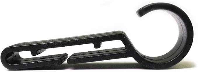 Helmet Clips for Headlamp, XBD Headlight Hook Easily Mount Head light Holder on Narrow-Edged Helmet, Hardhat and Safety Cap. (100pcs Pack)