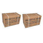 MRE A and B bundle cases 2026, 2027 inspection - Military meals ready to eat, 24 full food packs rations with 1,250 calories per meal and heater for camping