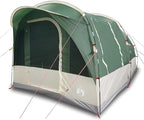 3-Person Green Waterproof Camping Tent with Tunnel Design, All-Season Outdoor Shelter for Backpacking and Hiking, Easy Setup Windproof Polyester Shelter with Mosquito