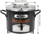 Portable Rocket Stove for Outdoor Cooking | Efficient Charcoal Jiko Stove for Camping, Hiking, BBQ, Emergency Use