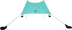 Neso Grande Portable Beach Tent Sun Shelter - Lightweight Beach Shade Canopy - Easy Setup for Family Outings - Patented Reinforced Corners - UPF 50+ Sun Protection - 7ft Tall, 9 x 9ft