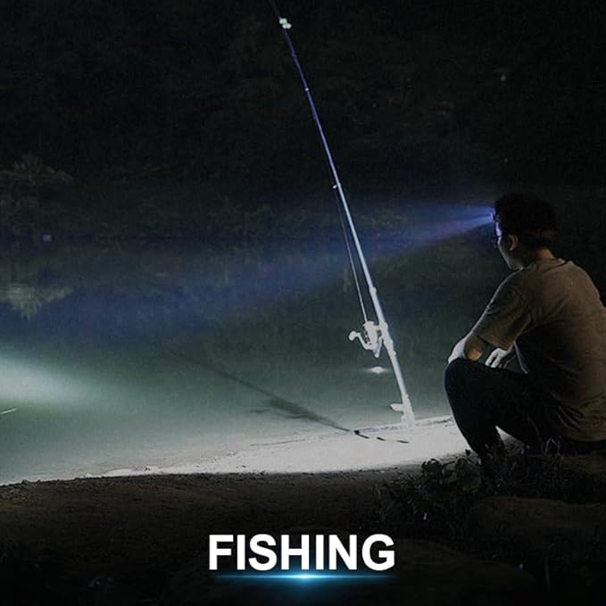 SUNREI Rechargeable Motion Sensor Clip on Hat Light with 150 Lumen & 600 mAh Headlamp, Rotatable Headlamp Flashlight for Fishing Camping Running Hand Work, Include Headband (Red)