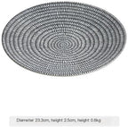 Camping Plates Ceramic Dinner Plate Creative Western Steak Pasta Frosted Special Hotel Tableware Decorative Plate(Medium)