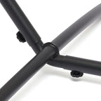 Amazon Basics 2 Person Heavy Duty Portable Sturdy Hammock Stand for Outside, Easy Assembly, Includes Carrying Case, 9 foot, Black