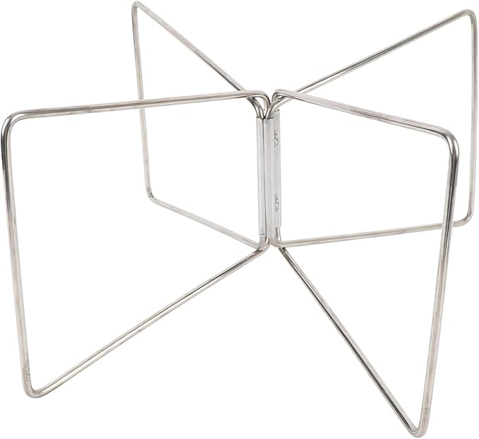 Foldable Cooler Stand with Storage Bag, Stainless Steel Ice Box Holder Holder for Camping, Portable Fridge Ice Box Holder for Hiking BBQ Cooking Fishing Picnic Outdoor