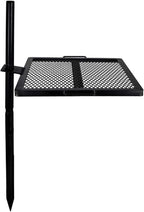 GameMaker Open Fire Cooking Grill – Portable Campfire Grill for Open Flame Cooking, Firepits, Outdoor Fire Rings & Camping – Heavy-Duty, Easy Setup & Adjustable Height