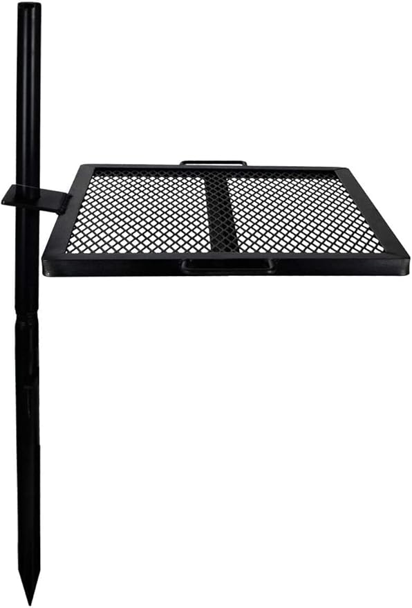 GameMaker Open Fire Cooking Grill – Portable Campfire Grill for Open Flame Cooking, Firepits, Outdoor Fire Rings & Camping – Heavy-Duty, Easy Setup & Adjustable Height