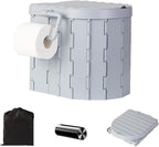 Portable Toilet Kit, Camping Toilet with Pop-Up Privacy Tent Toilet Bags, Washable Portable Outdoor Showers Changing Rooms