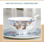 GaRcan Porcelain Square Dinner Plate Sets Ceramic Dinnerware Set 62 Pieces, Bchina Porcelain Dinner Plate Sets,Service for 6, Kitchen Tableware Set