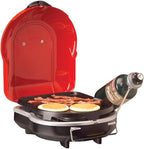 Coleman Fold ‘N Go 6,000 BTU Portable Propane Grill, Lightweight Gas Grill with Push-Button Starter & Adjustable Horseshoe Burner, Great for Camping, Tailgating, Grilling, BBQ