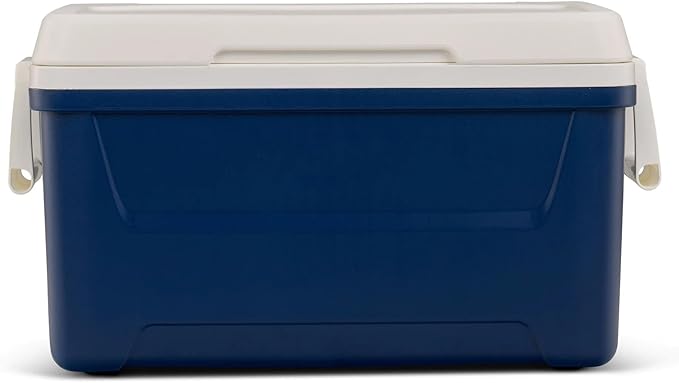 48-Quart Hardside Refrigerator Freezer, Premium Outdoor Cooler for Camping, Beaches, and Tailgating - Navy