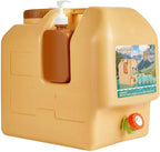 Water Container Water Jug with Spigot with (3.2-5) Gallons Portable No Leakage for Camping,Vehicle, Car, Hiking, Hurricane Supplies RV