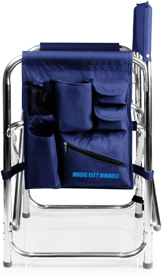 Picnic TIME NFL Unisex-Adult NFL Sports Chair with Side Table, Beach Chair, Camp Chair for Adults
