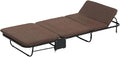Breathable Camping Cot with Mattress, Portable Folding Bed for Sleeping, Lightweight Tent Cot, 5-Position Folding Chaise Lounge Chair