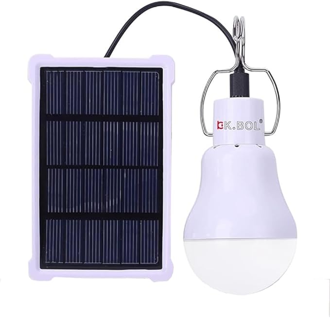 Solar led Light Bulb Portable Rechargeable lamp for Indoor Outdoor Work Emergency Camping Lantern Torch Step pet Home (S1500D2)