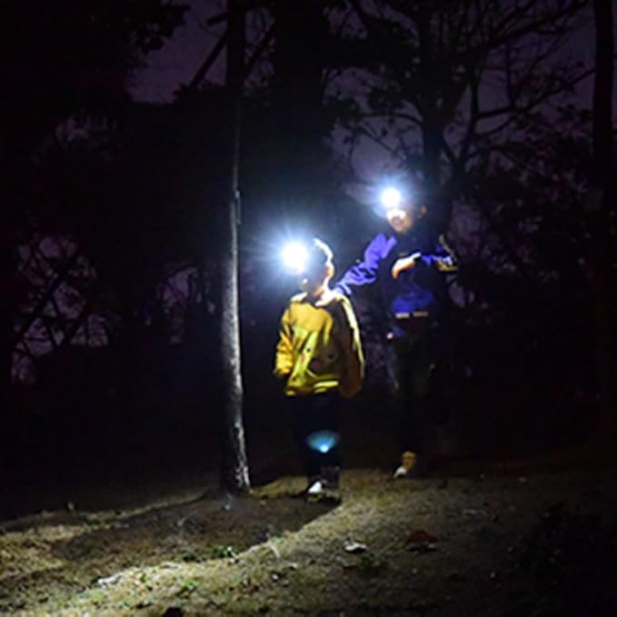Headlamp Rechargeable 2PCS,1000 Lumen Ultra-Light Bright LED Headlight with White Red Light,Ultralight Waterproof Motion Sensor Head Lamp,4 Mode for Outdoor Camping Running