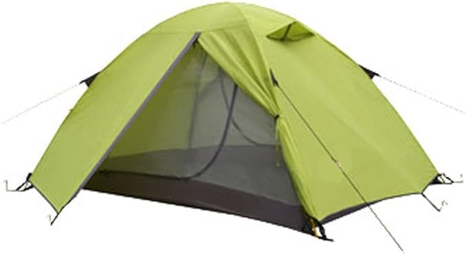 ELLEN Camping Tent Outdoor Travelite Backpacking Family Tent Instant Portable Shelter Easy Set-Up (Green-2 Person Tent)