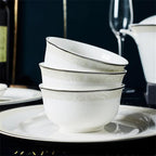 European Kitchenware Ceramic Tableware Set 56 Piece Tableware Dish Set